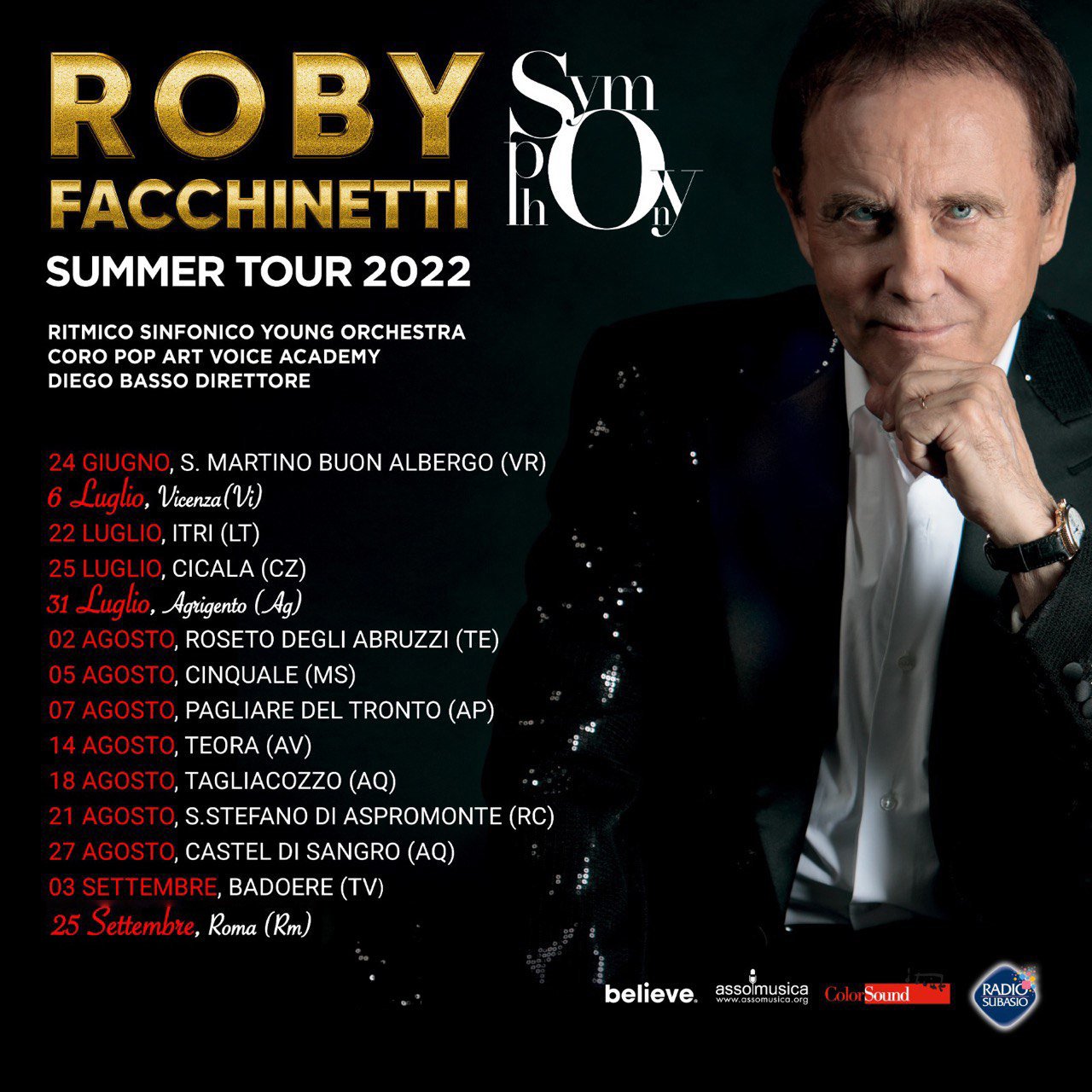 tour di roby facchinetti 2022